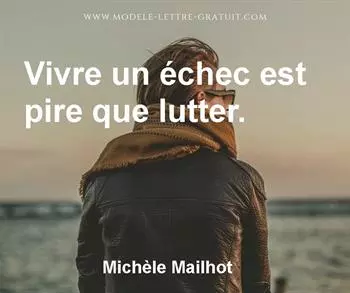 Citation de Michèle Mailhot