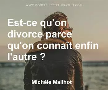 Citation de Michèle Mailhot