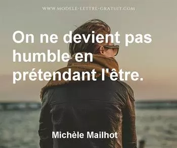 Citation de Michèle Mailhot