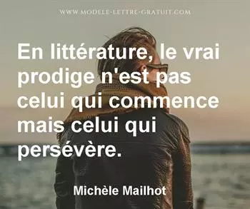 Citation de Michèle Mailhot
