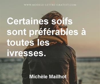 Citation de Michèle Mailhot