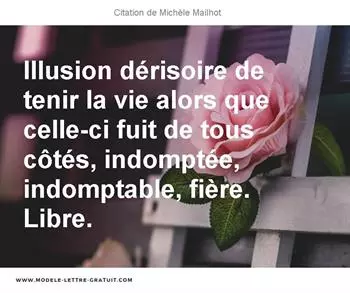 Citations Michèle Mailhot