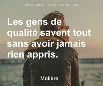 Citation de Molière