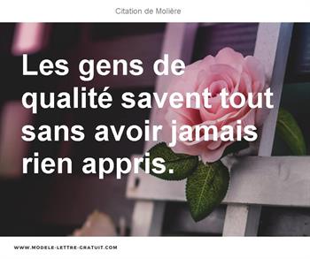 Citations Molière