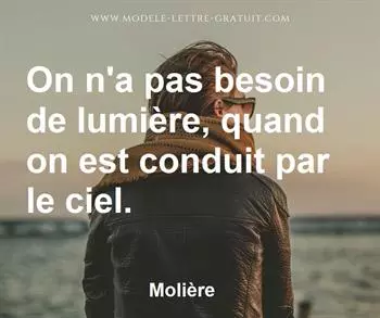 Citation de Molière