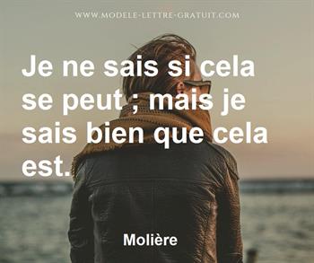 Citation de Molière