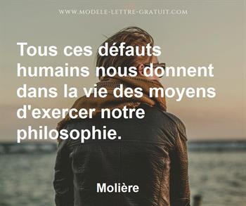 Citation de Molière