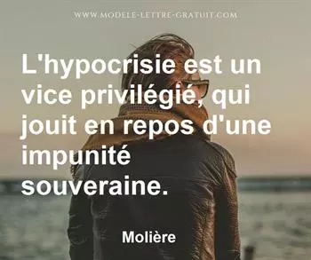 Citation de Molière