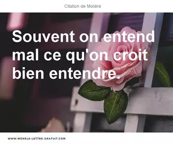 Citations Molière