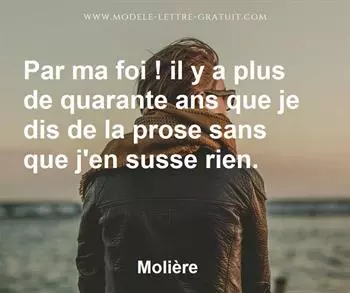 Citation de Molière