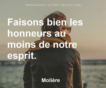 Citation de Molière