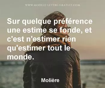 Citation de Molière