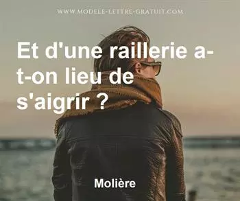 Citation de Molière