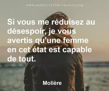 Citation de Molière