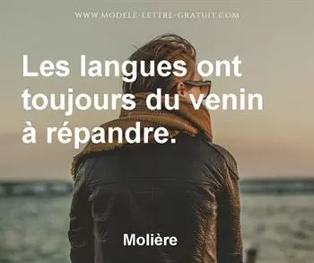Citation de Molière