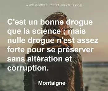Citation de Montaigne