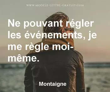 Citation de Montaigne