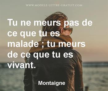 Citation de Montaigne