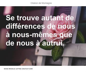 Citations Montaigne
