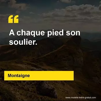 Citation Montaigne