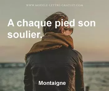Citation de Montaigne