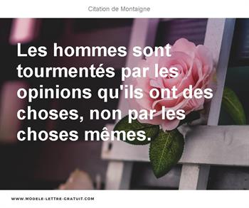 Citations Montaigne