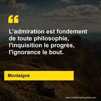 Citation Montaigne