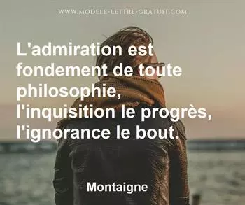 Citation de Montaigne