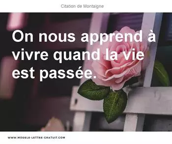 Citations Montaigne