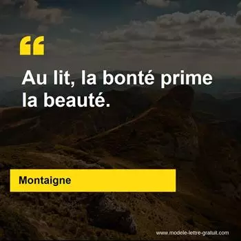 Citation Montaigne