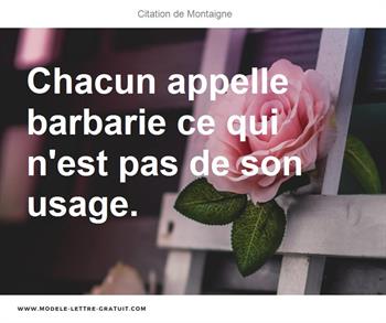Citations Montaigne