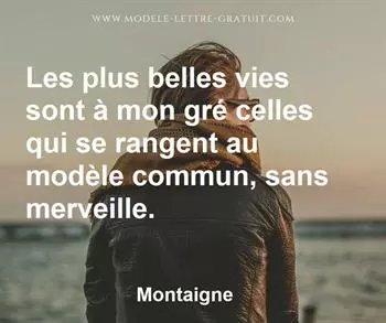 Citation de Montaigne