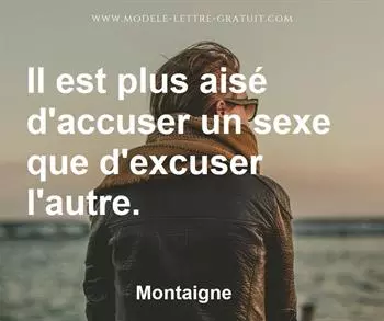Citation de Montaigne