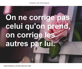 Citations Montaigne