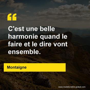 Citation de Montaigne