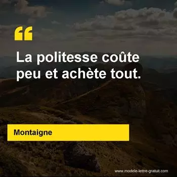 Citation Montaigne