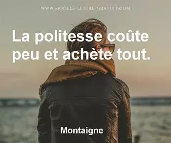 Citation de Montaigne