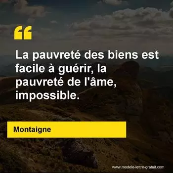 Citation Montaigne