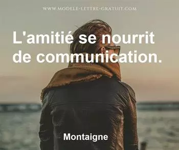 Citation de Montaigne