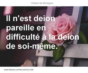 Citations Montaigne