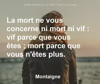 Citation de Montaigne