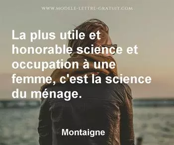 Citation de Montaigne