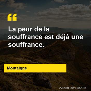 Citation Montaigne