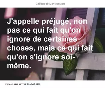 Citations Montesquieu