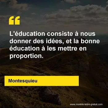 Citation Montesquieu