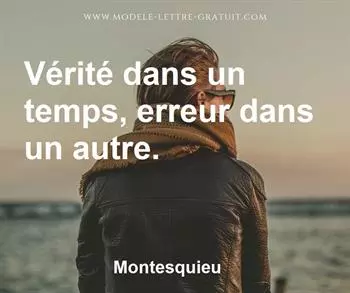 Citation de Montesquieu