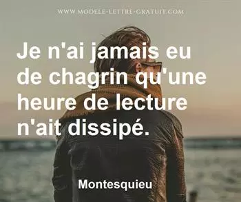 Citation de Montesquieu