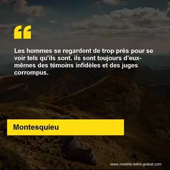 Citation Montesquieu