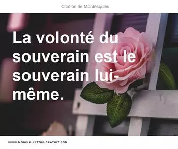 Citations Montesquieu