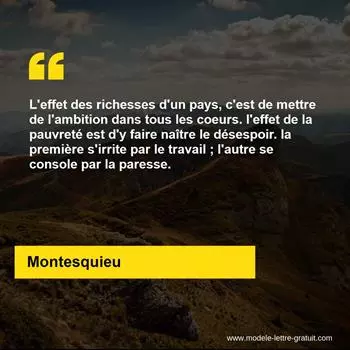 Citation Montesquieu